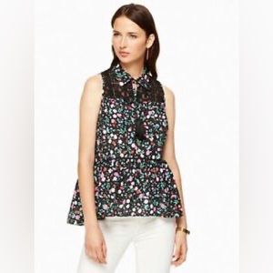 Kate spade ♠️ floral sleeveless top